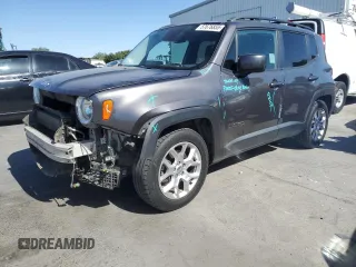 2017 Jeep Renegade Latitude z VIN ZACCJABB8HPE58650, wystawiony jako Copart lot #57676855 z przebiegiem 173 150 mil mil oraz Szkoda całkowita • Salvage title. Historia ofert i sprzedaży dostępna na DreamBid. Obrazek 1.
