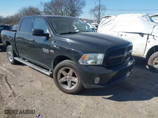 2014 Ram 1500 Express with VIN 1C6RR7KT8ES263143, listed as a IAAI auction lot 41673395 with 114,766 mi miles. Bid and sale history available at carsss.com. Image 1.