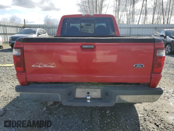 2002 Ford Ranger with VIN 1FTZR15U52PA10855, listed as a Copart auction lot 48084945 with 190,176 mi miles and Clean Title. Bid and sale history available at DreamBid. Image 6.