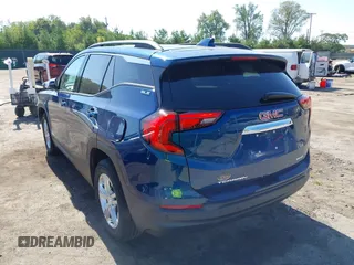 2020 GMC Terrain SLE with VIN 3GKALTEV3LL192964, listed as a IAAI auction lot 40497797 with 37,800 mi miles. Bid and sale history available at carsss.com. Image 3.