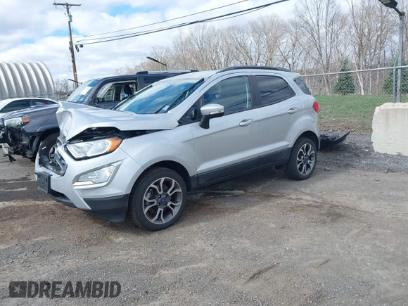 2018 Ford EcoSport SE with VIN MAJ6P1UL3JC249592, listed as a IAAI auction lot 41975652 with 34,360 mi miles. Bid and sale history available at carsss.com. Image 17.