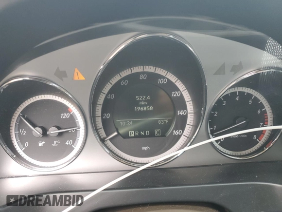 2010 Mercedes-Benz C 300 Sport with VIN WDDGF5EB0AF378943, listed as a Copart auction lot 54572195 with 196,858 mi miles and Salvage title. Bid and sale history available at DreamBid. Image 9.