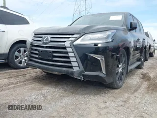 2020 Lexus LX with VIN JTJDY7AX8L4319302, listed as a IAAI auction lot 41818027 with 36,041 mi miles. Bid and sale history available at carsss.com. Image 6.