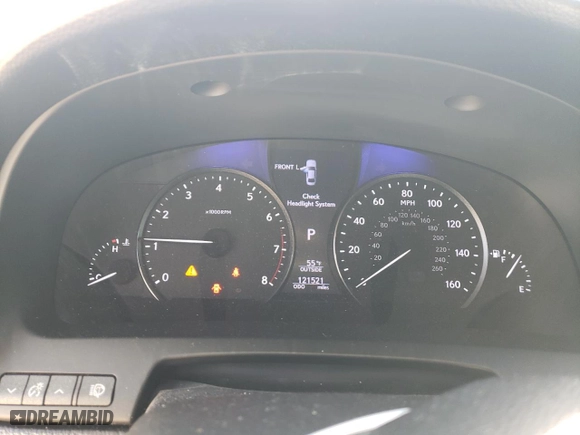 2013 Lexus LS 460 with VIN JTHBL1EF4D5120930, listed as a Copart auction lot 45141945 with 121,521 mi miles and Salvage Title. Bid and sale history available at carsss.com. Image 9.