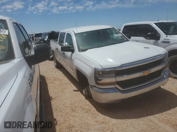 2018 Chevrolet Silverado 1500 Work Truck with VIN 3GCUKNEC8JG448639, listed as a Copart auction lot 54862305 with Not Provided miles and Clean Title. Bid and sale history available at DreamBid. Image 4.