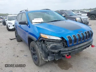 2018 Jeep Cherokee Trailhawk with VIN 1C4PJMBX6JD569684, listed as a IAAI auction lot 41925325 with 149,446 mi miles and . Bid and sale history available at DreamBid. Image 1.