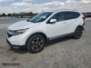 2019 Honda CR-V Touring with VIN 2HKRW1H90KH505007, listed as a Copart auction lot 50514255 with 15,268 mi miles and Salvage Title. Bid and sale history available at carsss.com. Image 1.