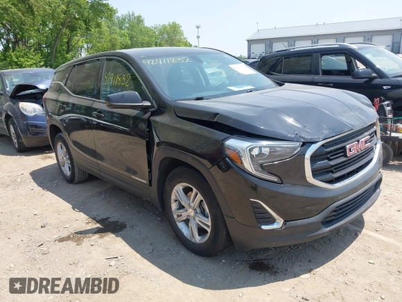 2019 GMC Terrain SLE with VIN 3GKALMEV9KL368629, listed as a IAAI auction lot 42411832 with 46,639 mi miles and . Bid and sale history available at DreamBid. Image 1.