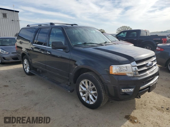 2017 Ford Expedition Max Limited z VIN 1FMJK2AT5HEA75855, wystawiony jako Copart lot #55259255 z przebiegiem 131 620 mil mil oraz Czysty tytuł • Clean title. Historia ofert i sprzedaży dostępna na DreamBid. Obrazek 4.