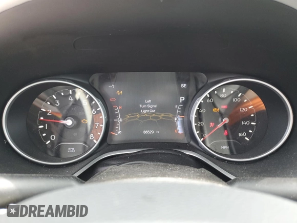 2019 Jeep Compass Latitude with VIN 3C4NJDBB3KT815436, listed as a Copart auction lot 56023625 with 86,529 mi miles and Salvage title. Bid and sale history available at DreamBid. Image 9.