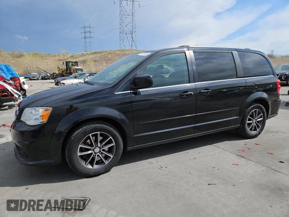 2017 Dodge Grand Caravan SXT with VIN 2C4RDGCG8HR852661, listed as a Copart auction lot 54617535 with 266,866 mi miles and Clean Title. Bid and sale history available at DreamBid. Image 1.