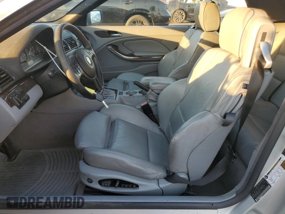 2005 BMW 3 Series 325Ci with VIN WBABW33425PG99105, listed as a Copart auction lot 87089304 with 159,379 mi miles and Salvage Title. Bid and sale history available at carsss.com. Image 7.