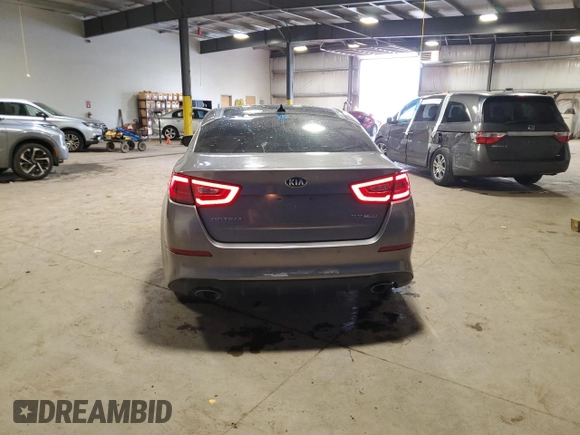 2015 Kia Optima SXL Turbo with VIN 5XXGR4A61FG431419, listed as a Copart auction lot 53949205 with 92,330 mi miles and Salvage title. Bid and sale history available at DreamBid. Image 6.