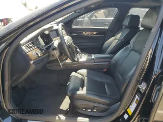 2011 BMW 7 Series with VIN WBAKX8C55BC198292, listed as a Copart auction lot 57907915 with 76,478 mi miles and Salvage title. Bid and sale history available at DreamBid. Image 7.