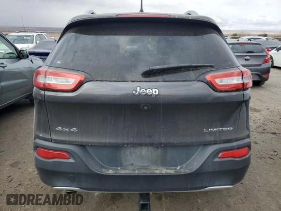 2017 Jeep Cherokee Limited with VIN 1C4PJMDBXHW537028, listed as a Copart auction lot 43150265 with 150,946 mi miles and Salvage Title. Bid and sale history available at carsss.com. Image 6.