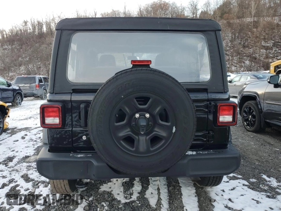 2021 Jeep Wrangler 80th Anniversary with VIN 1C4GJXANXMW638080, listed as a Copart auction lot 86476294 with 37,239 mi miles and Salvage Title. Bid and sale history available at DreamBid. Image 6.