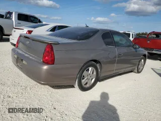 2006 Chevrolet Monte Carlo LS with VIN 2G1WJ15KX69258721, listed as a Copart auction lot 77140254 with 0 mi miles and Non Repairable. Bid and sale history available at carsss.com. Image 3.