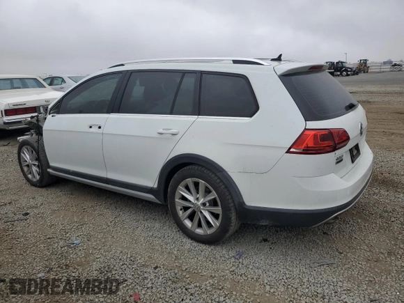 2017 Volkswagen Golf S with VIN 3VWH17AU4HM522453, listed as a Copart auction lot 58395955 with 75,787 mi miles and Salvage title. Bid and sale history available at DreamBid. Image 2.