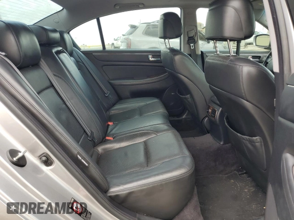 2011 Hyundai Genesis with VIN KMHGC4DF1BU119646, listed as a Copart auction lot 54144445 with Not Provided miles and Salvage Title. Bid and sale history available at DreamBid. Image 10.