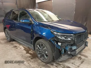 2022 Chevrolet Equinox RS with VIN 3GNAXWEV8NS189334, listed as a IAAI auction lot 42536359 with 46,676 mi miles and . Bid and sale history available at DreamBid. Image 1.