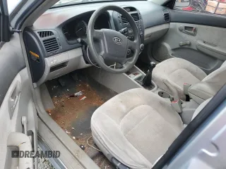 2007 Kia Spectra EX z VIN KNAFE121775389527, wystawiony jako Copart lot #56517285 z przebiegiem 340 861 mil mil oraz Szkoda całkowita • Salvage title. Historia ofert i sprzedaży dostępna na DreamBid. Obrazek 8.
