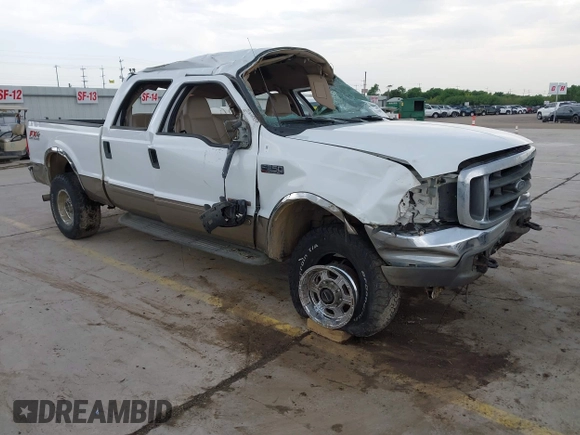 2003 Ford F-250 XL with VIN 1FTNW21P33EC43319, listed as a IAAI auction lot 42134289 with 115,305 mi miles and . Bid and sale history available at DreamBid. Image 1.
