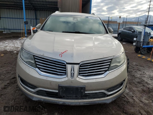 2017 Lincoln MKX Select with VIN 2LMPJ8KRXHBL12357, listed as a Copart auction lot 43250985 with 105,483 mi miles and Salvage Title. Bid and sale history available at carsss.com. Image 5.