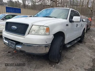 2005 Ford F-150 XLT with VIN 1FTRW12W35KC97855, listed as a IAAI auction lot 41726385 with 295,397 mi miles. Bid and sale history available at carsss.com. Image 2.