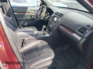 2018 Ford Explorer Platinum with VIN 1FM5K8HT7JGA52887, listed as a IAAI auction lot 40377025 with 92,577 mi miles. Bid and sale history available at carsss.com. Image 5.