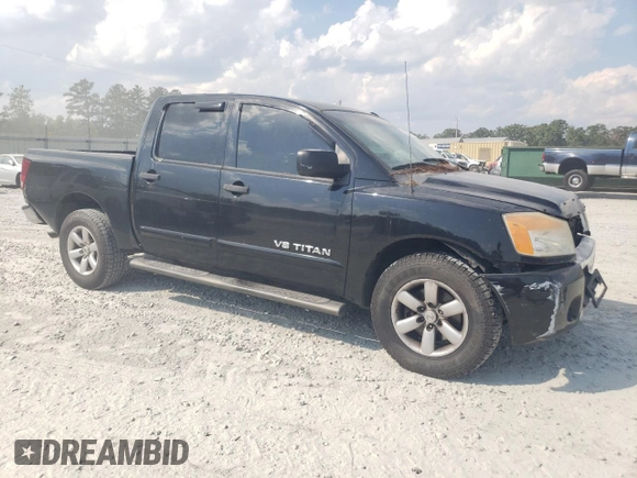 2013 Nissan Titan SL with VIN 1N6BA0EDXDN302256, listed as a Copart auction lot 72948244 with 187,853 mi miles and Salvage Title. Bid and sale history available at carsss.com. Image 4.