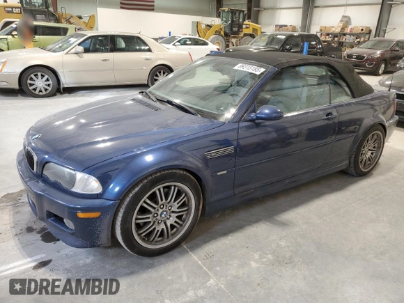 2003 BMW 3 Series M3 with VIN WBSBR93483PK04454, listed as a Copart auction lot 89315185 with 157,450 mi miles and Clean Title. Bid and sale history available at carsss.com. Image 1.