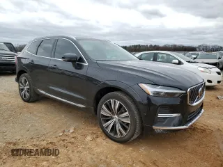2023 Volvo XC60 Plus Bright Theme with VIN YV4L12RN4P1203706, listed as a Copart auction lot 47868035 with 360 mi miles and Salvage Title. Bid and sale history available at carsss.com. Image 4.