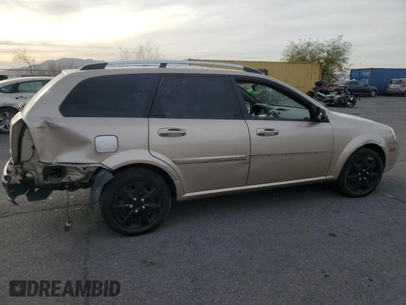 2007 Suzuki Forenza z VIN KL5JD86Z97K720530, wystawiony jako Copart lot #85948614 z przebiegiem 158 174 mil mil oraz Szkoda całkowita • Salvage title. Historia ofert i sprzedaży dostępna na DreamBid. Obrazek 3.