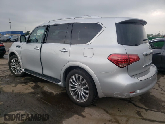 2015 Infiniti QX80 with VIN JN8AZ2NE4F9087405, listed as a Copart auction lot 70496284 with 207,470 mi miles and Clean Title. Bid and sale history available at carsss.com. Image 2.