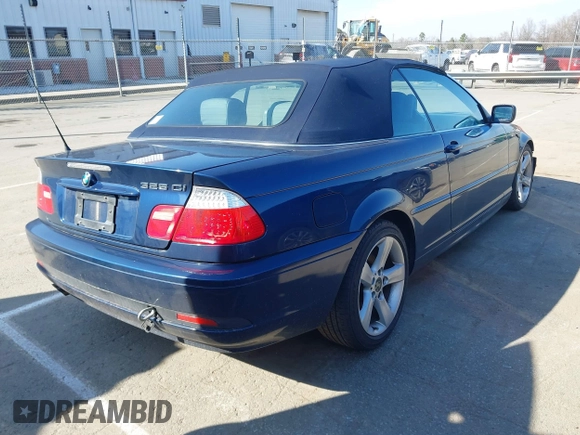 2005 BMW 3 Series 325Ci with VIN WBABW33415PL37327, listed as a IAAI auction lot 41779835 with 93,473 mi miles and . Bid and sale history available at carsss.com. Image 4.