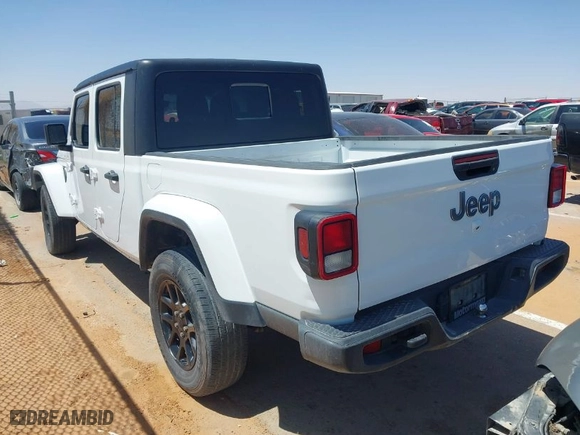2023 Jeep Gladiator Overland with VIN 1C6HJTFG5PL523116, listed as a IAAI auction lot 42031287 with 1 mi miles. Bid and sale history available at carsss.com. Image 3.