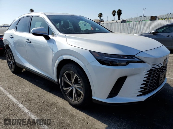 2023 Lexus RX with VIN 2T2BAMBA7PC018350, listed as a Copart auction lot 66975514 with 12,309 mi miles and Salvage Title. Bid and sale history available at carsss.com. Image 4.