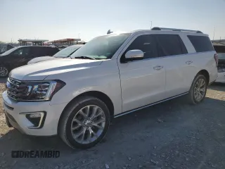 2019 Ford Expedition Max Limited with VIN 1FMJK2AT8KEA69166, listed as a Copart auction lot 51762265 with 145,700 mi miles and Salvage Title. Bid and sale history available at DreamBid. Image 1.