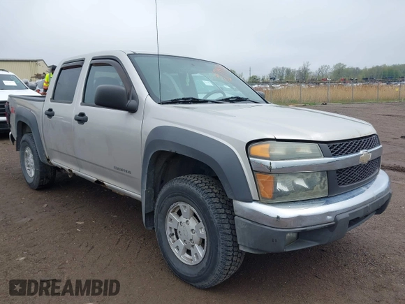 2005 Chevrolet Colorado 1SE LS Z71 with VIN 1GCDS136058243852, listed as a IAAI auction lot 42195131 with 174,805 mi miles and . Bid and sale history available at DreamBid. Image 1.