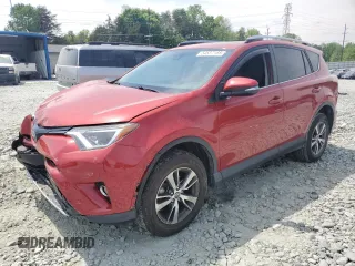 2017 Toyota RAV4 XLE with VIN JTMWFREVXHJ109184, listed as a Copart auction lot 54537185 with 58,149 mi miles and Salvage Title. Bid and sale history available at DreamBid. Image 1.