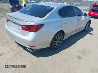 2013 Lexus GS 350 with VIN JTHCE1BL6D5017064, listed as a IAAI auction lot 41902935 with 147,881 mi miles. Bid and sale history available at carsss.com. Image 4.