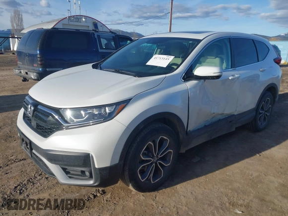 2020 Honda CR-V EX with VIN 5J6RW2H58LA013525, listed as a IAAI auction lot 41713145 with 22,201 mi miles. Bid and sale history available at carsss.com. Image 17.
