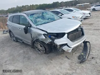 2017 Hyundai Santa Fe Limited Ultimate with VIN KM8SRDHF2HU175865, listed as a IAAI auction lot 41513550 with 1 mi miles. Bid and sale history available at carsss.com. Image 1.