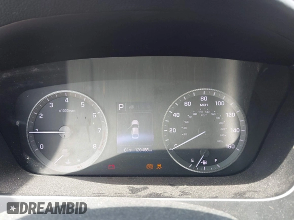 2016 Hyundai Sonata Sport with VIN 5NPE34AF5GH418008, listed as a IAAI auction lot 42233479 with 120,488 mi miles and . Bid and sale history available at DreamBid. Image 7.