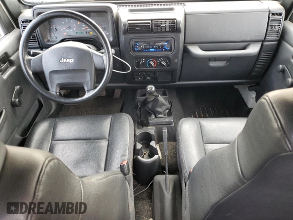 2006 Jeep Wrangler SE with VIN 1J4FA29156P786693, listed as a Copart auction lot 50727035 with 87,544 mi miles and Clean Title. Bid and sale history available at carsss.com. Image 8.