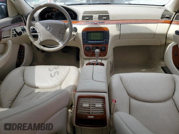 2006 Mercedes-Benz S 350 with VIN WDBNF67JX6A473802, listed as a Copart auction lot 50363905 with 89,735 mi miles and Salvage Title. Bid and sale history available at DreamBid. Image 8.