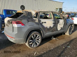 2021 Volkswagen Atlas SEL Premium R-Line z VIN 1V2FE2CA7MC223635, wystawiony jako Copart lot #85544804 z przebiegiem Nie podano mil oraz Nie do naprawy • Non repairable. Historia ofert i sprzedaży dostępna na DreamBid. Obrazek 3.