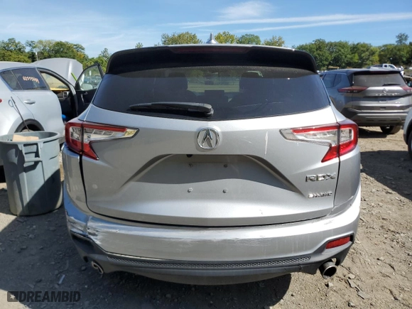 2020 Acura RDX with VIN 5J8TC2H38LL015946, listed as a Copart auction lot 68479834 with 0 mi miles and Salvage Title. Bid and sale history available at carsss.com. Image 6.