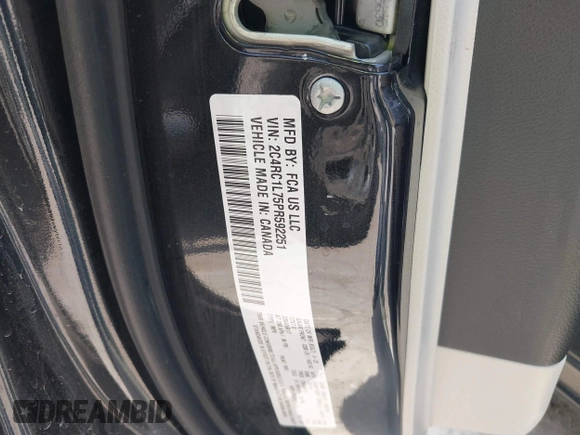2023 Chrysler Pacifica Hybrid Touring L with VIN 2C4RC1L75PR592251, listed as a IAAI auction lot 42037873 with 44,428 mi miles and . Bid and sale history available at DreamBid. Image 9.