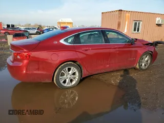 2015 Chevrolet Impala LT with VIN 2G1115SL0F9281990, listed as a Copart auction lot 46809935 with 140,114 mi miles and Salvage Title. Bid and sale history available at DreamBid. Image 3.
